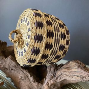 Trinket Bowl Basket, Alternating Weave